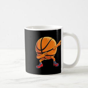 Dabbing Bysketbyll Byll Fun Boys Men Women Sports Coffee Mug