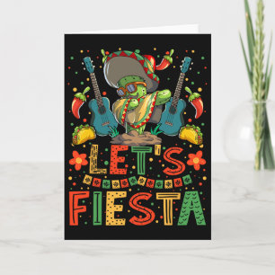 Dabbing Cactus Cinco De Mayo Shirt Boys Girls Kids Card