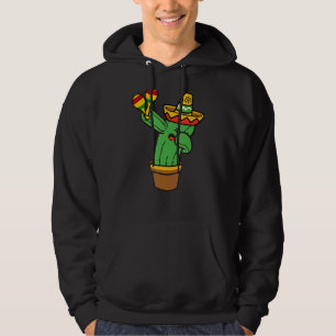 Dabbing Cactus Cute Plant For Men Women Gardening  Hoodie