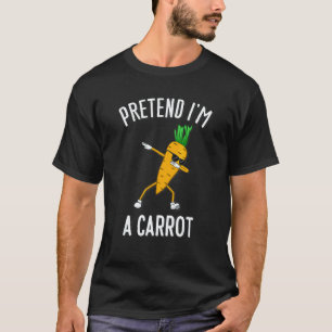 Dabbing Carrot Vegetable Botanists Vegans T-Shirt