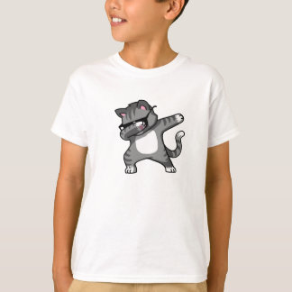 Dabbing Cat Funny Shirt Dab Hip Hop  T-Shirt