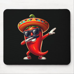 Dabbing Chili Cinco De Mayo Mexican Food For Men W Mouse Pad