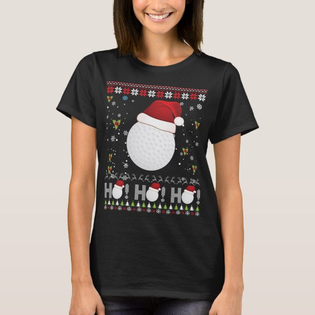 Dabbing Christmas Golf Ho Santa Elf Ugly Sweater M (Front)