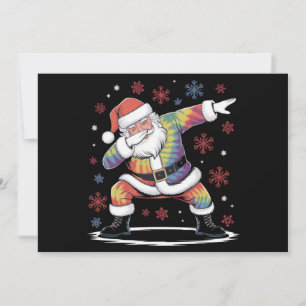 Dabbing Christmas Santa Ugly Christmas Xmas Holiday Card