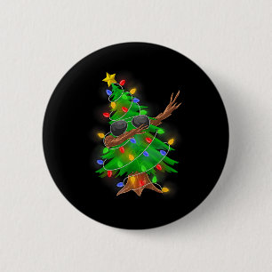 Dabbing Christmas Tree For Boys Girls Men Xmas Dab 2 Inch Round Button