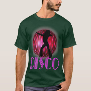 Dabbing Craze Disco Dancing Retro Party Colourful T-Shirt