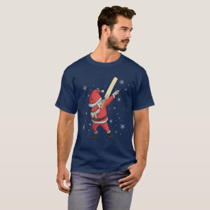 Dabbing Cricket Santa Claus Christmas Gift Shirt
