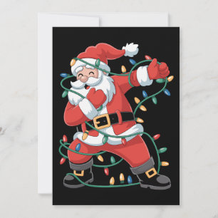 Dabbing Dab Santa Christmas Xmas Holiday Family Card