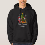 Dabbing Dachshund Santa Christmas Hoodie<br><div class="desc">Dabbing Dachshund Santa Christmas</div>