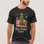 Dabbing Dachshund Santa Christmas T-Shirt<br><div class="desc">Dabbing Dachshund Santa Christmas</div>