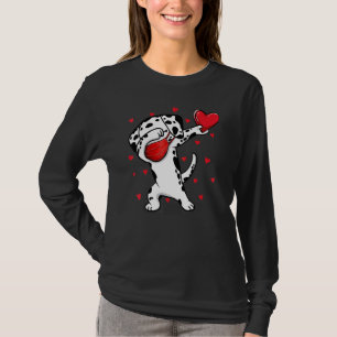Dabbing Dalmatian & Face Mask Dab Dance Funny Vale T-Shirt