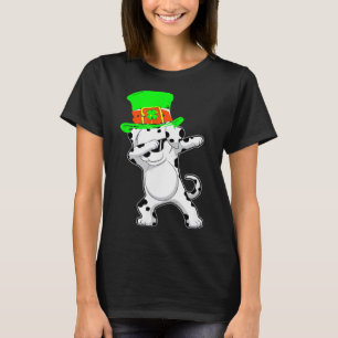 Dabbing Dalmation St Patricks Day Men Women Boys G T-Shirt