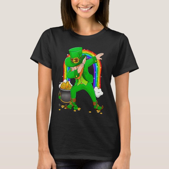 Dabbing Dance Irish Shamrock St Patricks Day   1 T-Shirt (Front)