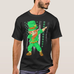 Dabbing Dance Irish Shamrock St Patricks Day 2 T-Shirt