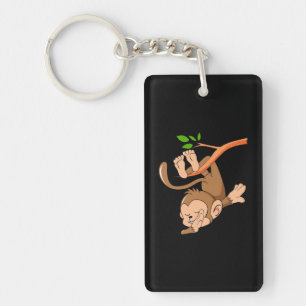 Dabbing Dance Monkey Keychain