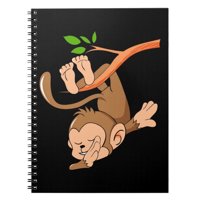 Dabbing Dance Monkey Notebook (Front)