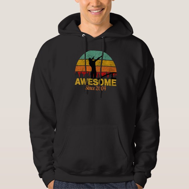Dabbing Dancer Awesome Since 2004 Hoodie (Front)