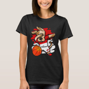 Dabbing Dog Indonesia Sketll Fans Jersey Indonesia T-Shirt
