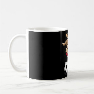 Dabbing Dog Iraq Soccer Fans Jersey Iraqi Football Coffee Mug