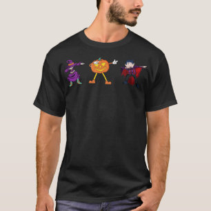 Dabbing Dracula Vampire Halloween Monsters T-Shirt