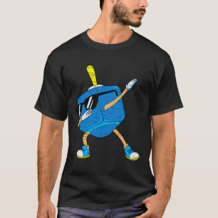 Dabbing Dreidel Hanukkah Dancing Chanukah Toddler T-Shirt