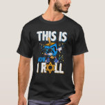 Dabbing Dreidel This Is How I Roll Menorah  Hanukk T-Shirt<br><div class="desc">Dabbing Dreidel This Is How I Roll Menorah  Hanukkah.</div>