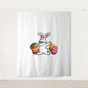 Dabbing Easter Bunny Bunny Happy Easter Tapestry