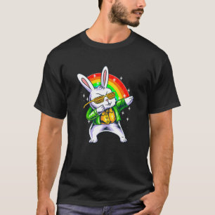 Dabbing Easter Bunny Easter Day Eggs Dab Boys Girl T-Shirt