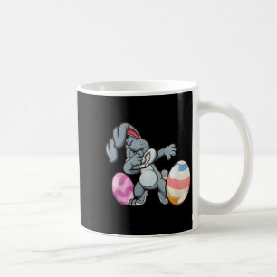 Dabbing Easter Bunny Premium Tri-blend Coffee Mug