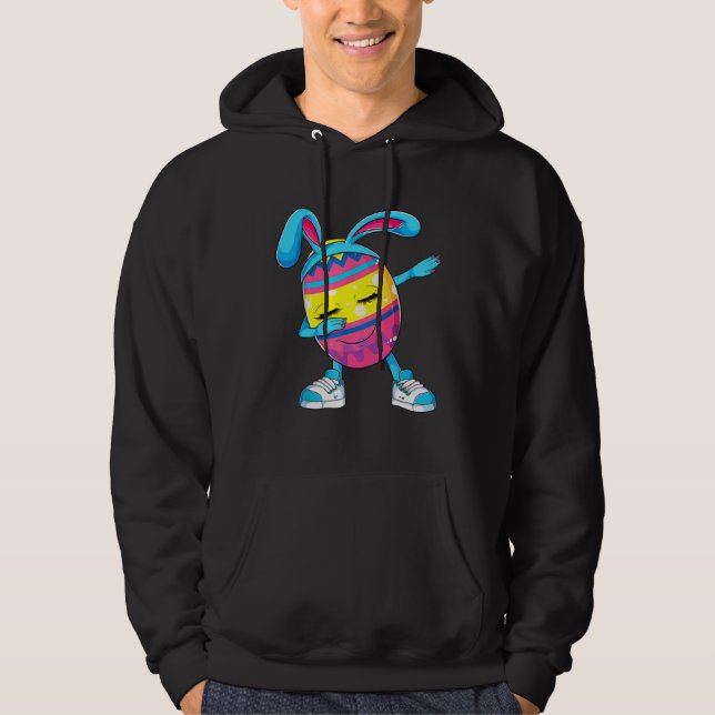 Dabbing Easter Egg Apparel Bunny Easter Day Girl K Hoodie (Front)