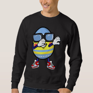Dabbing Egg Sunglasses Cute Easter Day Boys Men H Sweatshirt