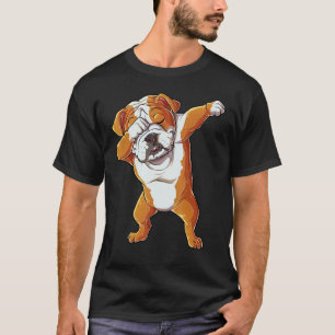 Dabbing English Bulldog T-Shirt Boys Dab Dance Pup