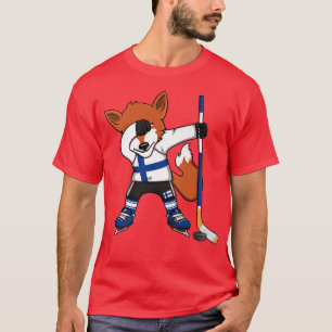 Dabbing Fo Finland Ice Hockey Fans Jersey Dab Wint T-Shirt