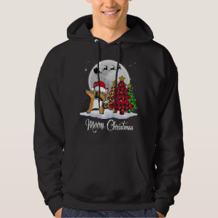 Dabbing French Bulldog Dab Dog Christmas Tree Funn Hoodie