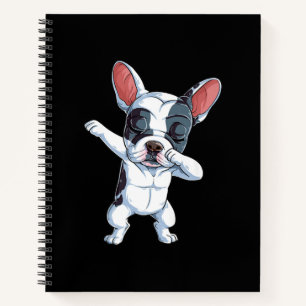 Dabbing French Bulldog Kids Boys Dog Lover Notebook