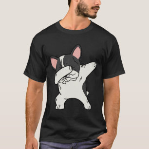 Dabbing French Bulldog Pied Funny Frenchie T-Shirt