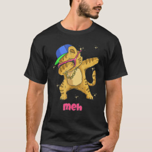 Dabbing Funny Meh Cat Dab  For Cat Lovers Boys And T-Shirt