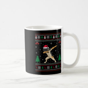 Dabbing German Shorthaired Pointer Dog Santa Hat C Coffee Mug