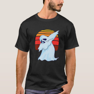 Dabbing Ghost Hunting Halloween Paranormal Investi T-Shirt