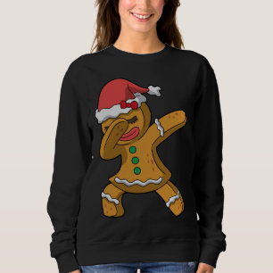 Dabbing Gingerbread Girl Christmas Women's Gift Sweatshirt