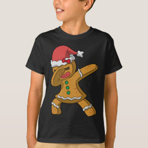 Dabbing Gingerbread Girl Christmas Women's Gift T-Shirt