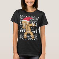 Dabbing Gingerbread Man Ugly Christmas Sweater