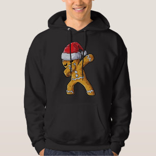 Dabbing Gingerbread Santa Christmas Hoodie