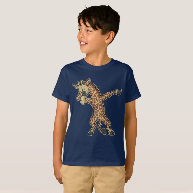 Dabbing Giraffe Dab T-Shirt (Front Full)