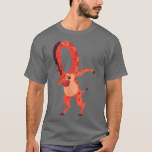 Dabbing Giraffe Dancing Birthday Gift T-Shirt