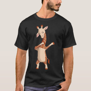 Dabbing Giraffe Zookeeper Safari Animal Men Women  T-Shirt