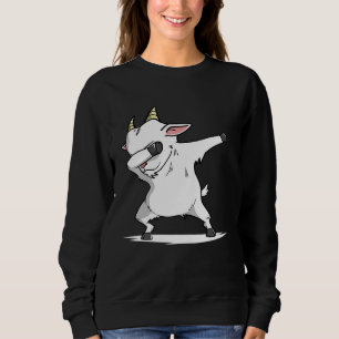 Dabbing Goat Dab Dance Farm Pet Gif Sweatshirt