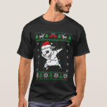 Dabbing Goat Santa Claus Hat Goat Farmer Ugly Chri T-Shirt<br><div class="desc">Dabbing Goat Santa Claus Hat Goat Farmer Ugly Christmas</div>
