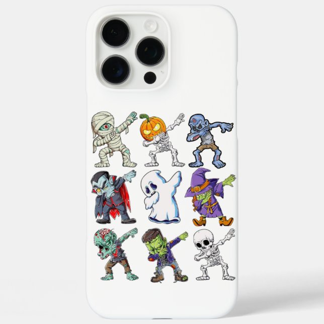 Dabbing Halloween Boys Skeleton Zombie Mummy  Case-Mate iPhone Case (Back)