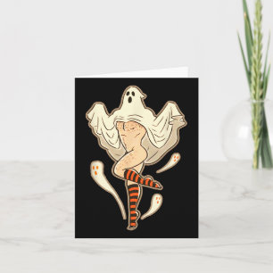 Dabbing Halloween Skeleton Boys Trick Treat Funny Card